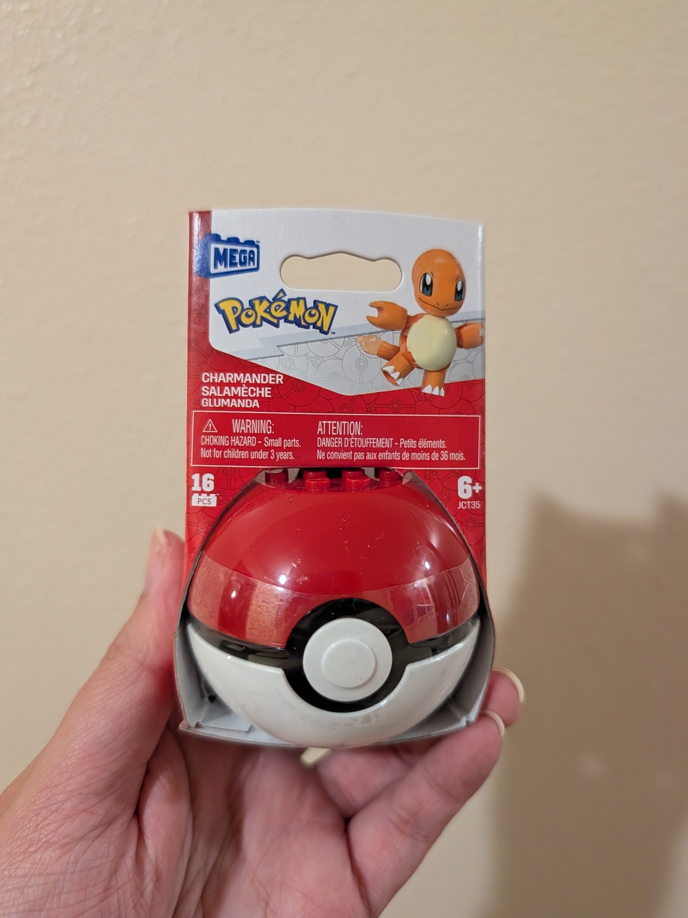 Mega Construx Pokémon Charmander Poké Ball Toy NWT